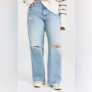 Mother Denim High Waisted Spinner Zip Heel Chew in Rollin Around